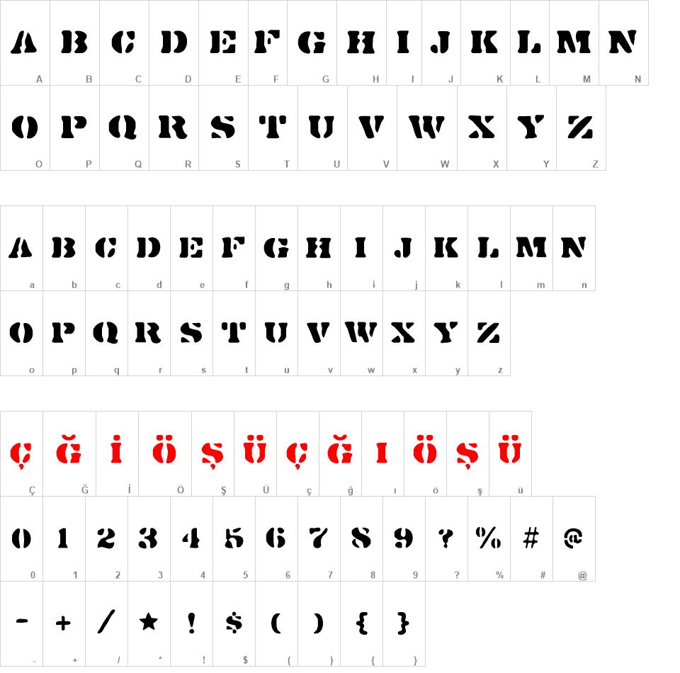 Dirty Baker's Dozen font